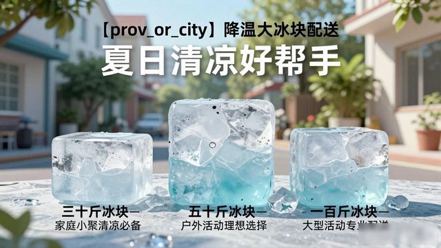 南宁降温大冰块配送 夏日清凉好帮手